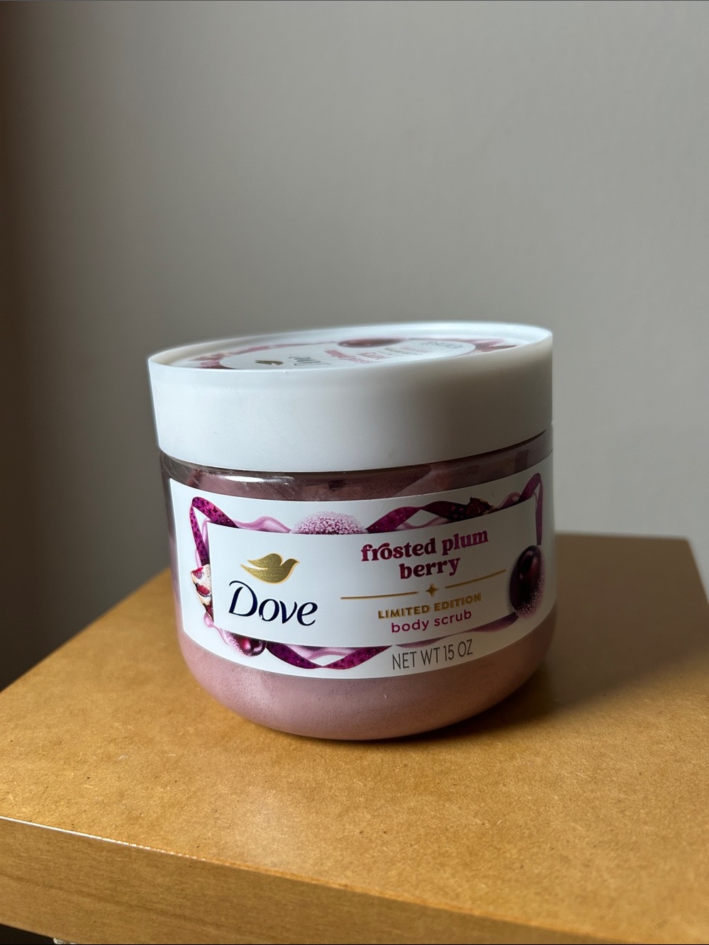 Dove Frosted Plum Berry Limited Edition Body Scrub 15 oz
